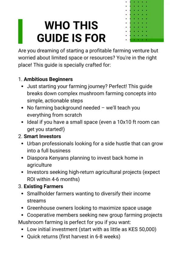 mushroom farming guide