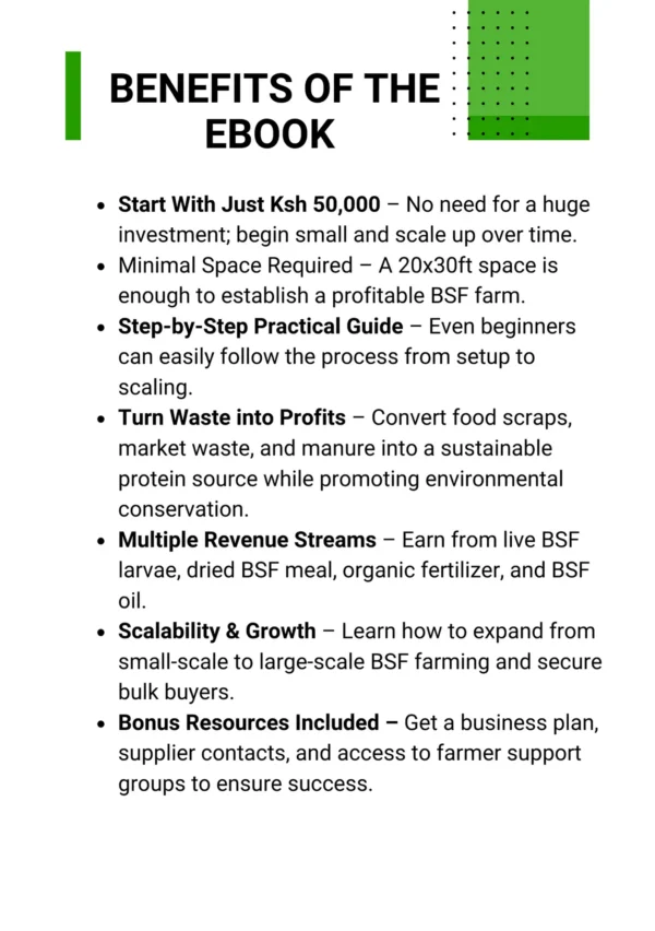 Earn Ksh 100,000 Monthly from a 20x30ft Black Soldier Fly Farm – Even As A Beginner! - Image 2